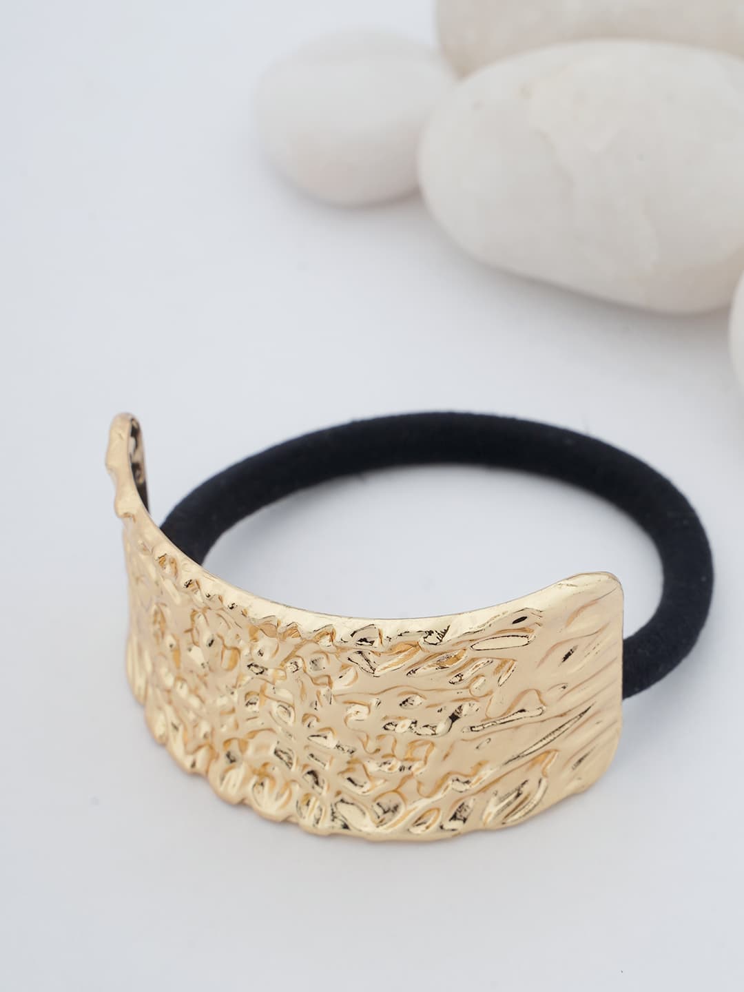 Sculptural Gold Hair Cuffs