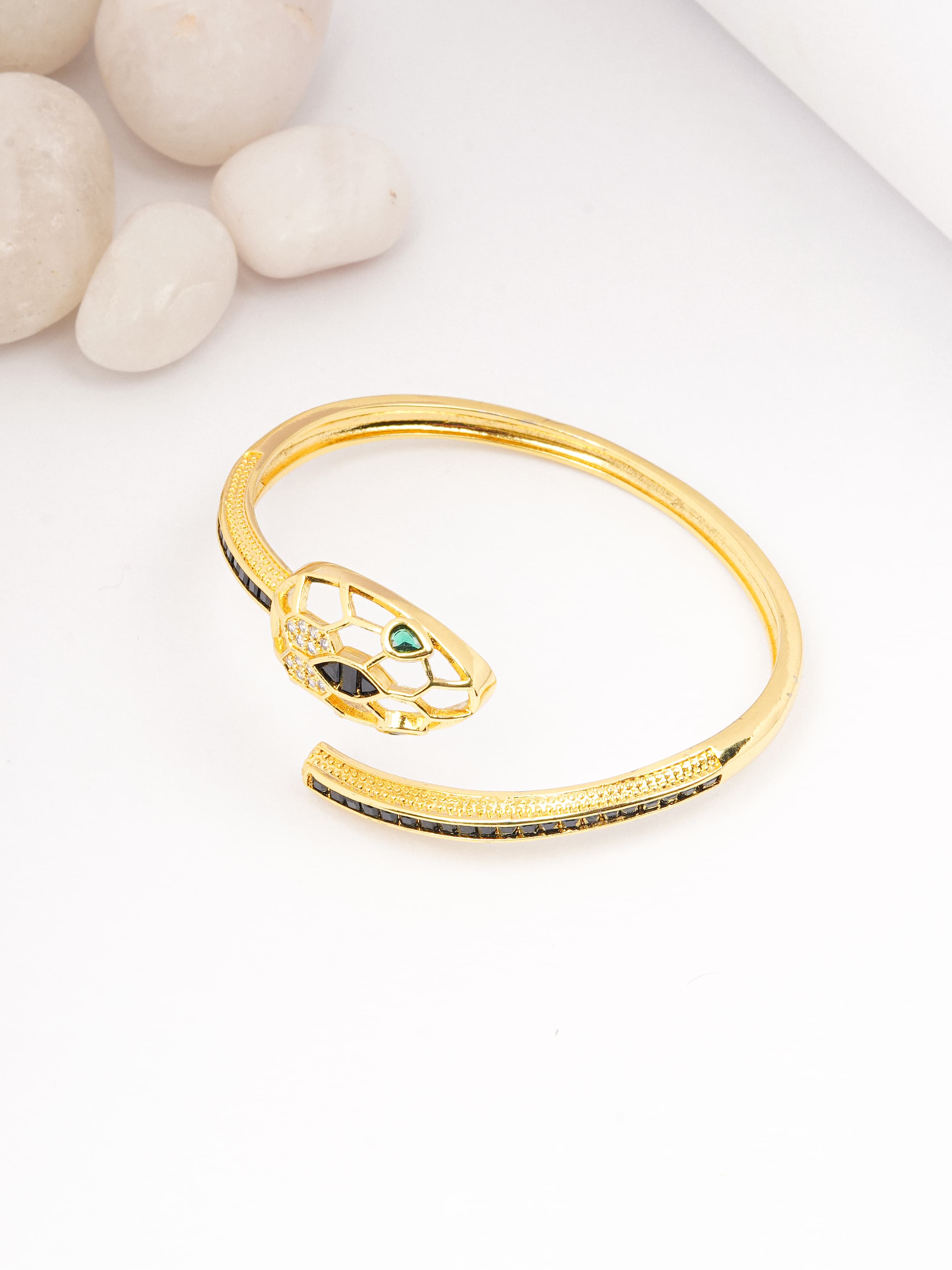 The Serpent Wrap Statement Bangle