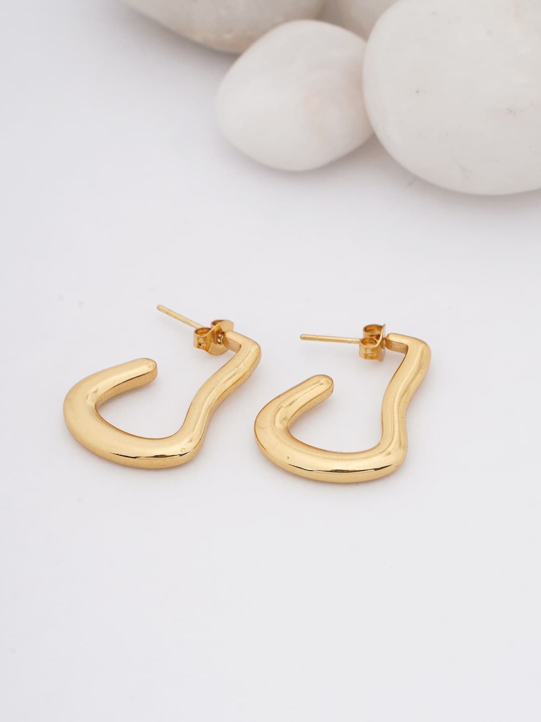 Slim Gold Hoop Earrings