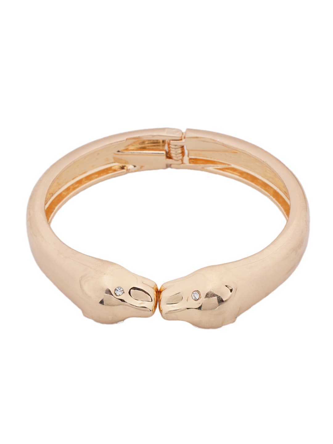 Gold Classic Hinged Bangle