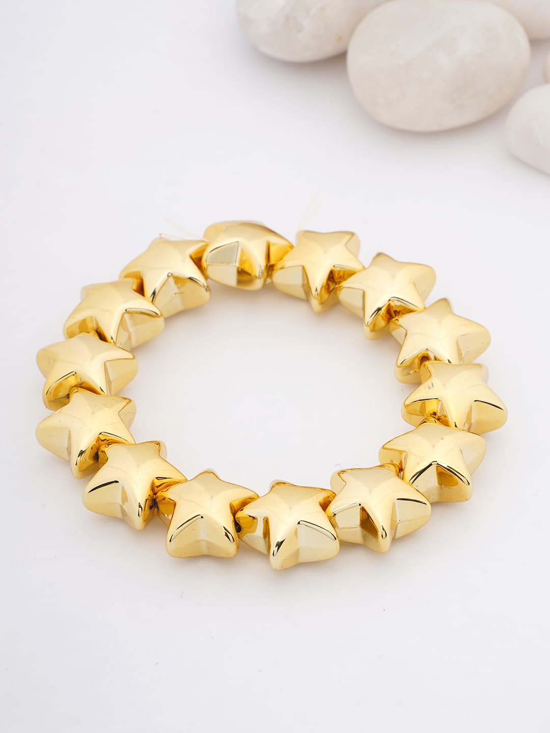 Gold Star Link Bracelet