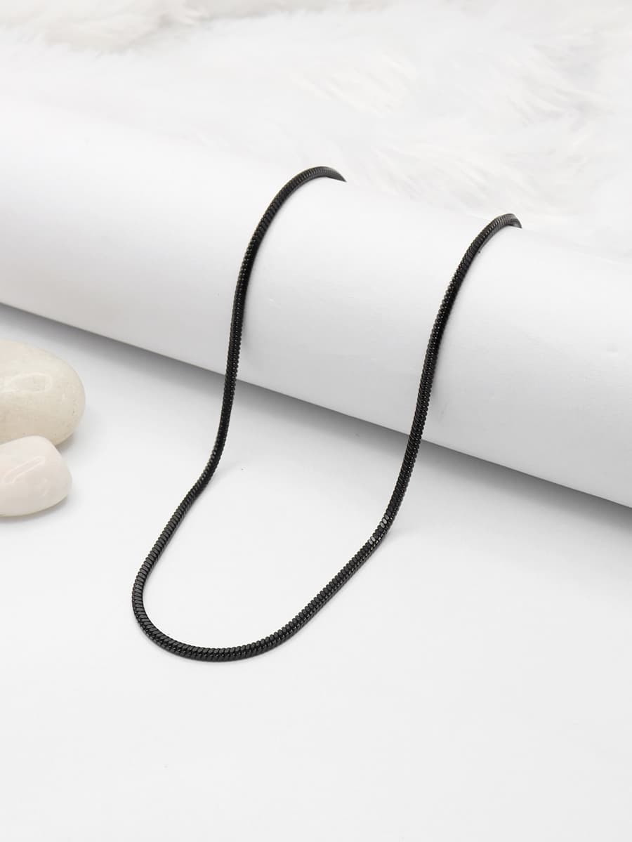 Black Snake Men Neck Chain