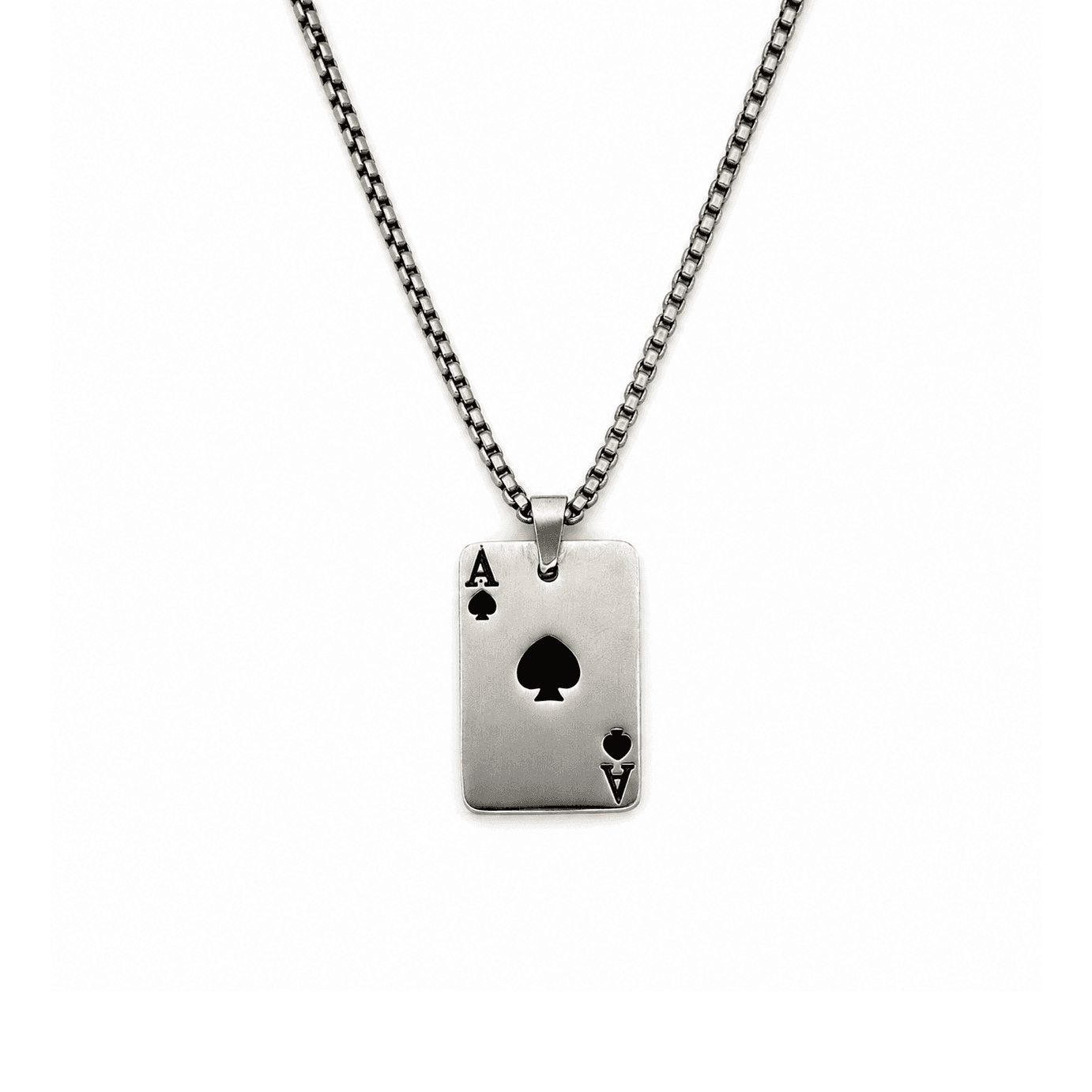 Ace Of Spade Pendant Chain