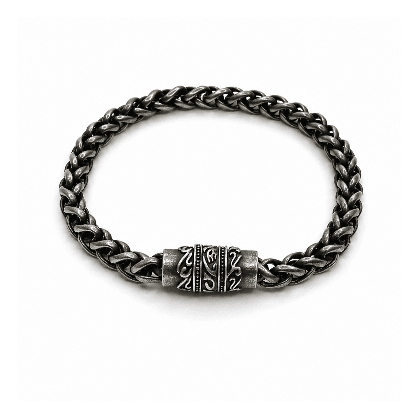 Milo Stainless Steel Black Bracelet