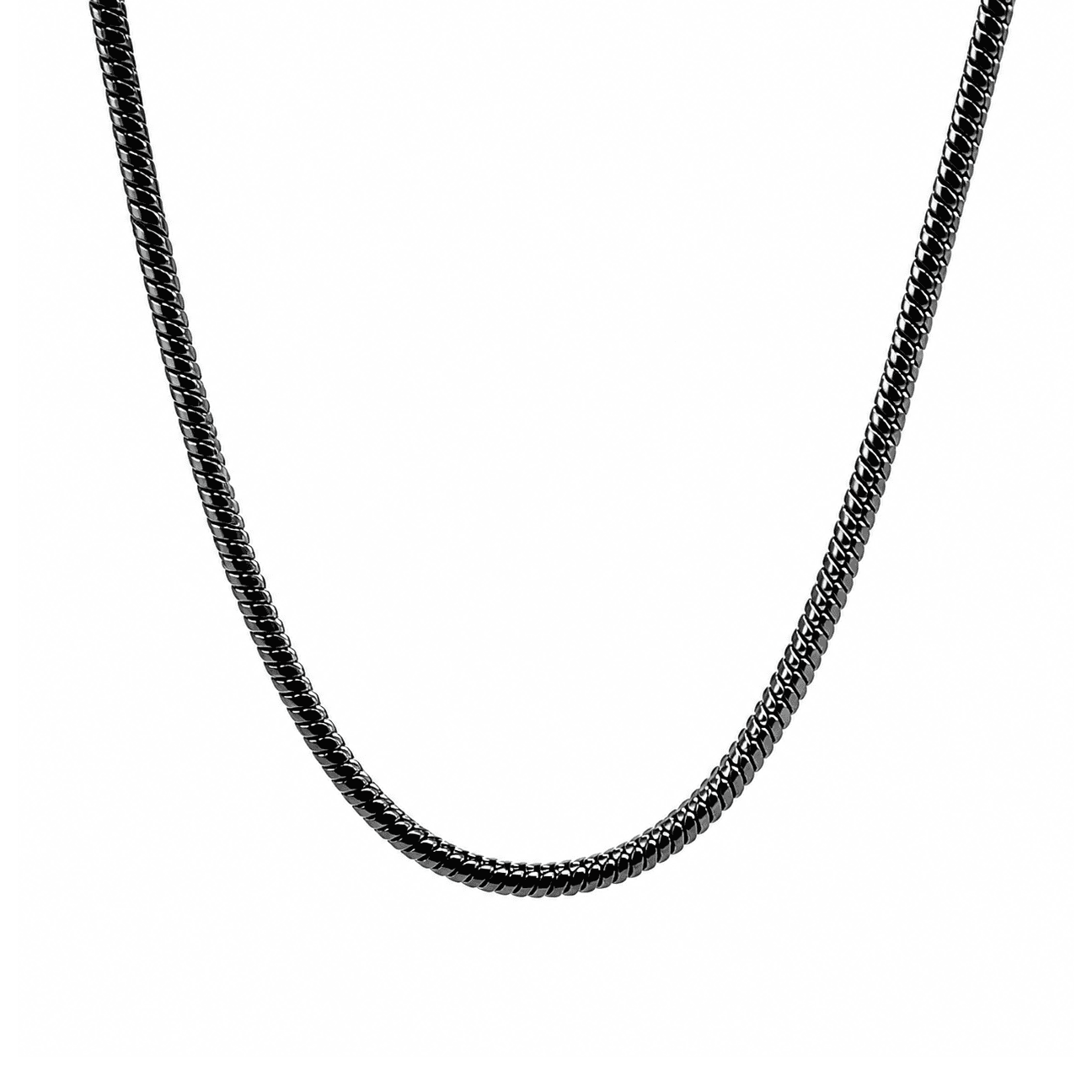 Black Snake Men Neck Chain
