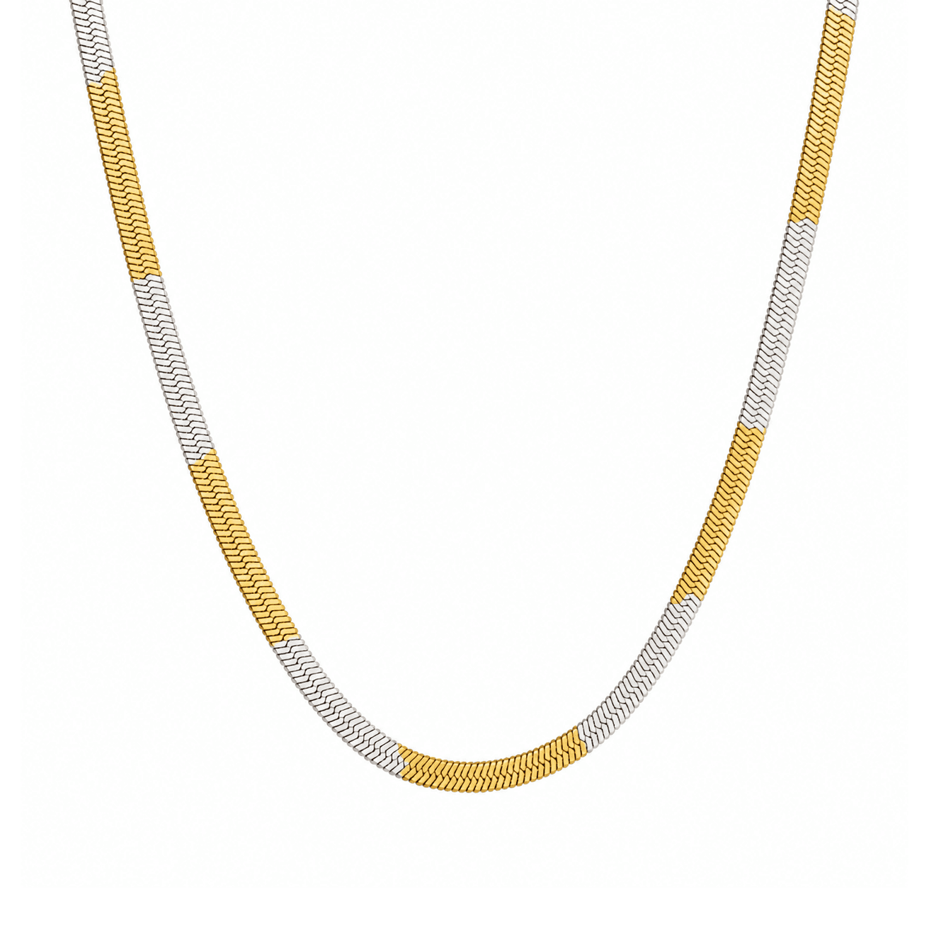 Dual Tone Snake Chain