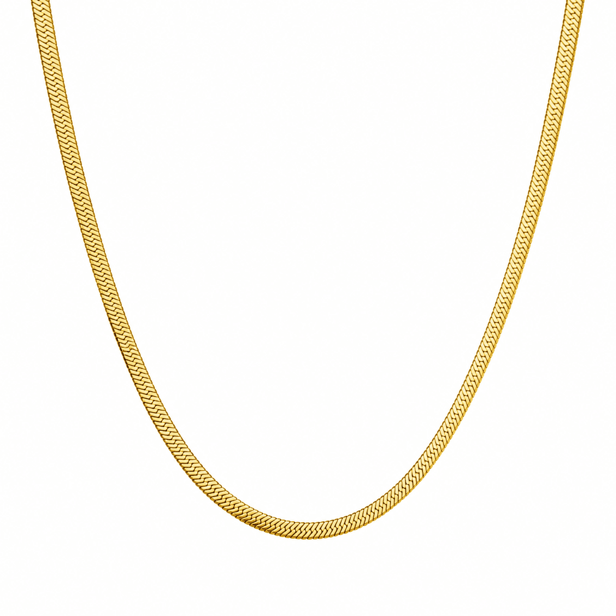 Gold Plated Snake Men's Chain