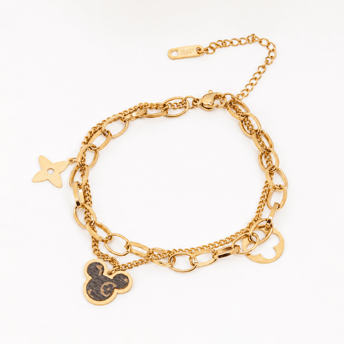 Multi Layer Celestial Charm Bracelet