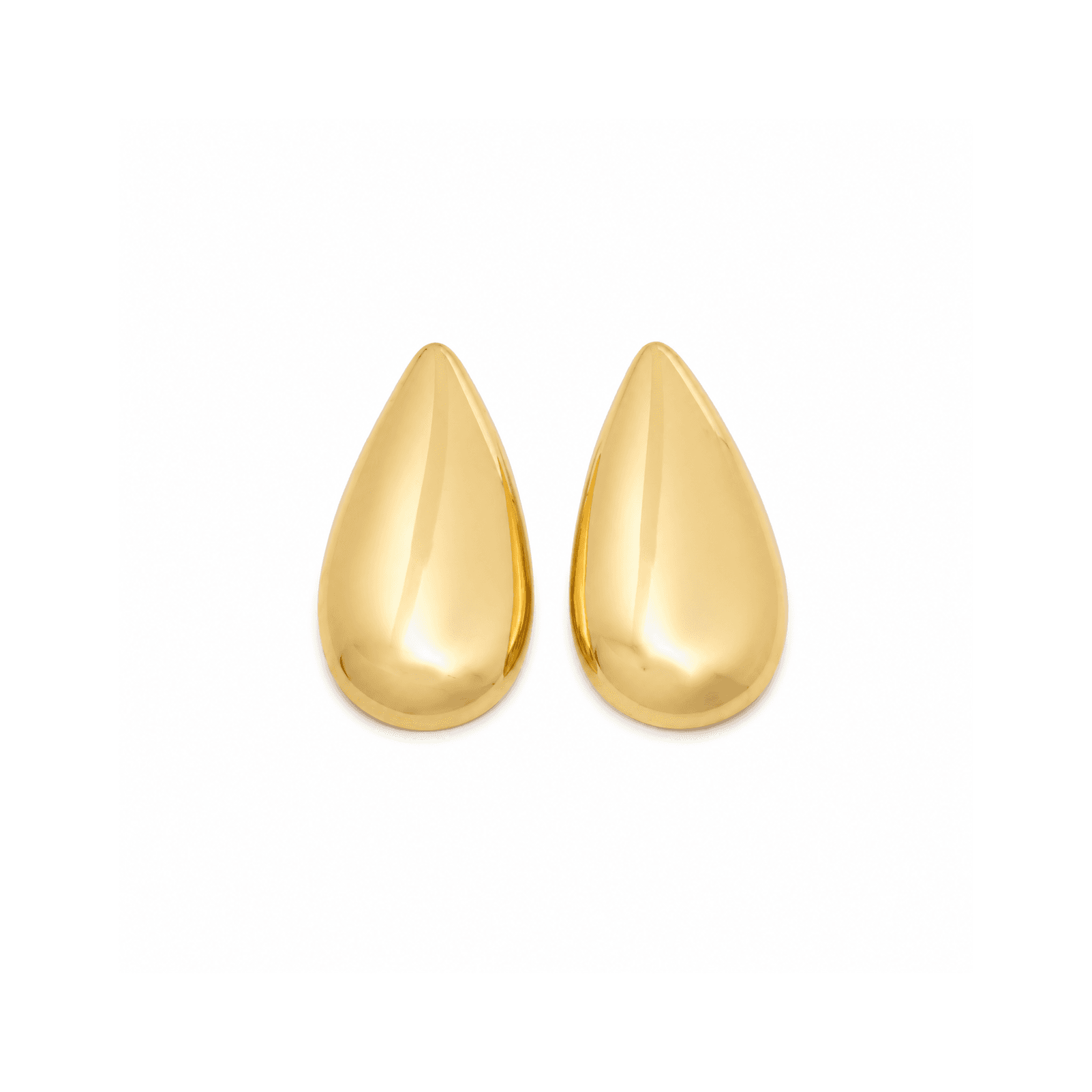 Chunky Gold Statement Drop Earrings