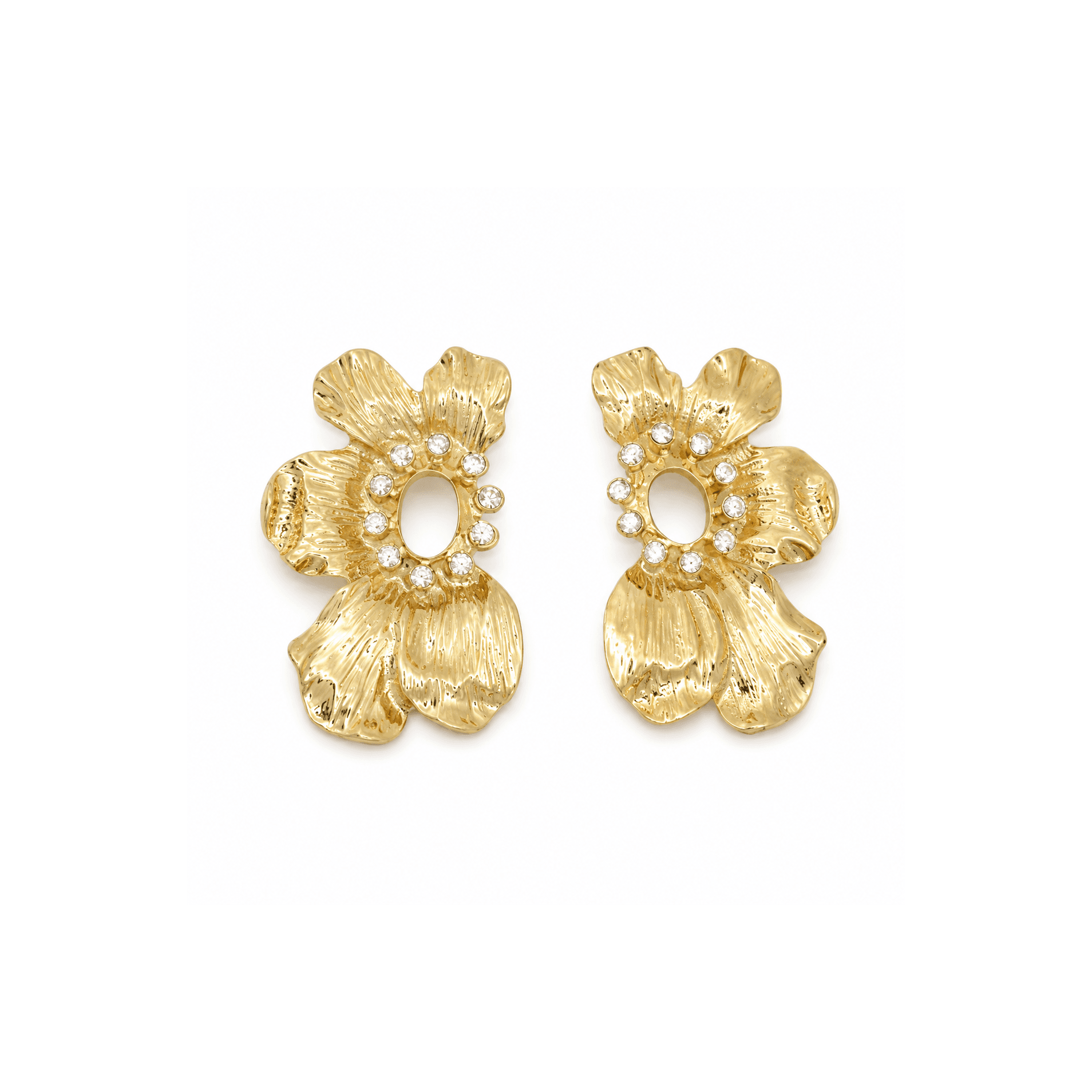 Blossom White Stud Earrings