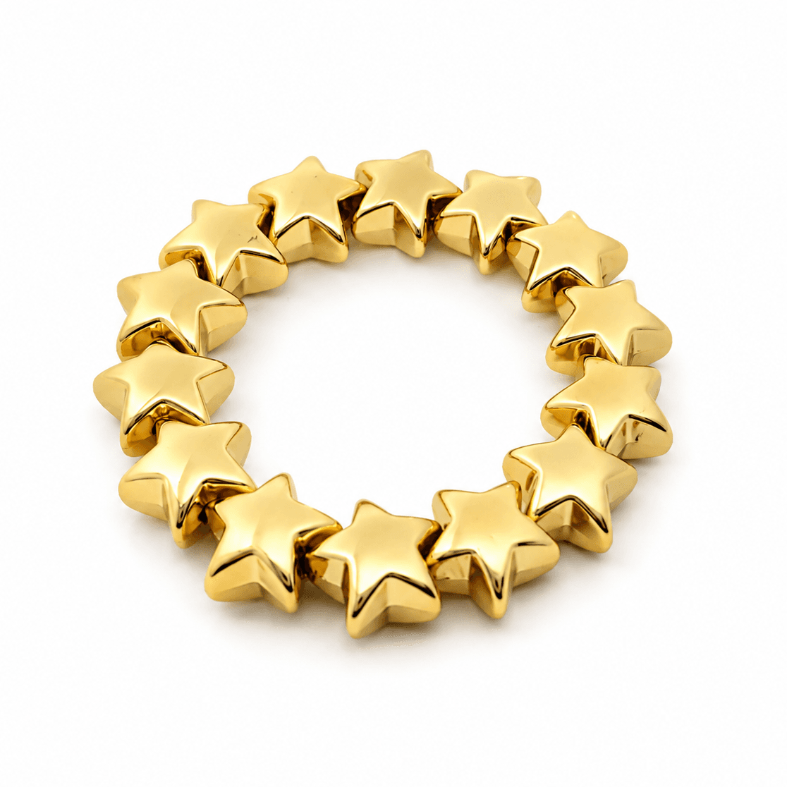 Gold Star Link Bracelet