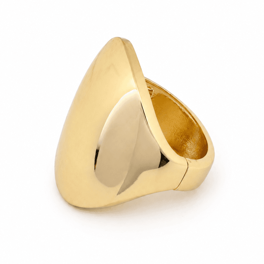 Luxe Curve Statement Bangle Bracelet