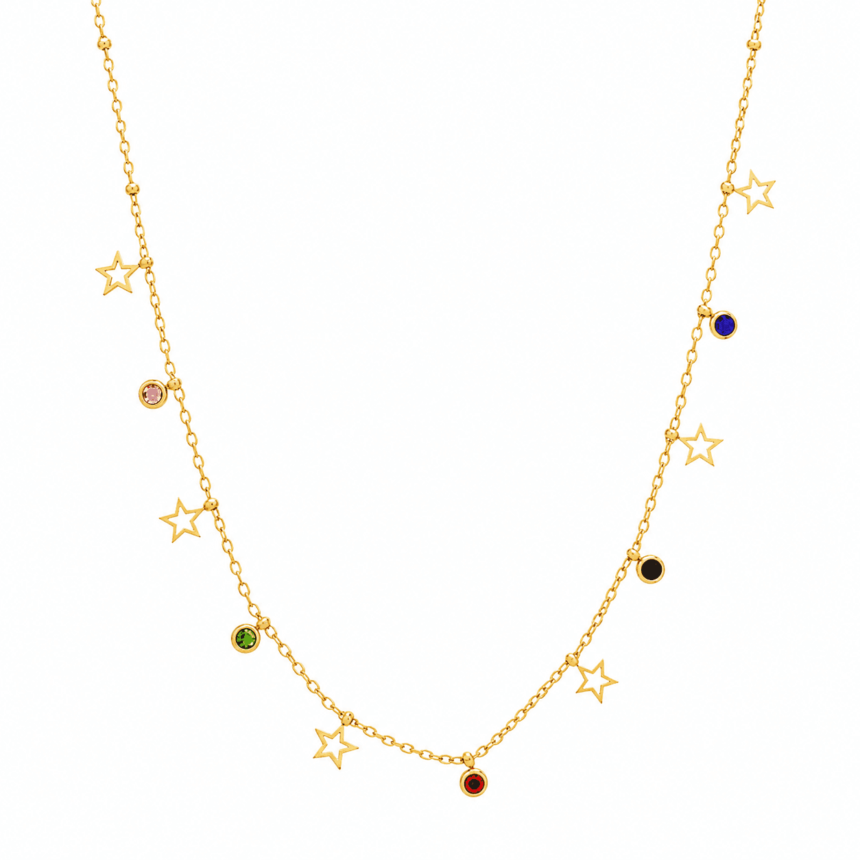 Celestial Star Charm Necklace