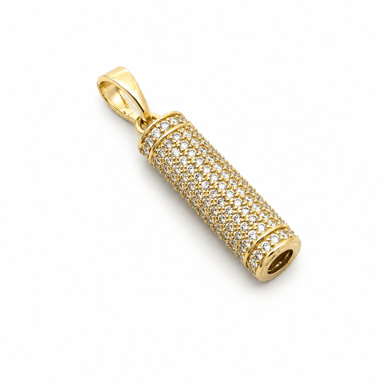 Diamond Core Cylinder Pendant